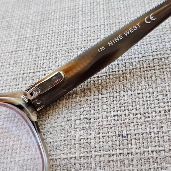 Nine West Ladies Eyeglasses/Glasses Frame Brown Tone NW440 51[]18 135 Frame - Picture 11 of 13